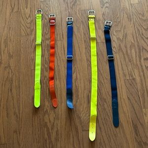 Youth baseball belts (5)